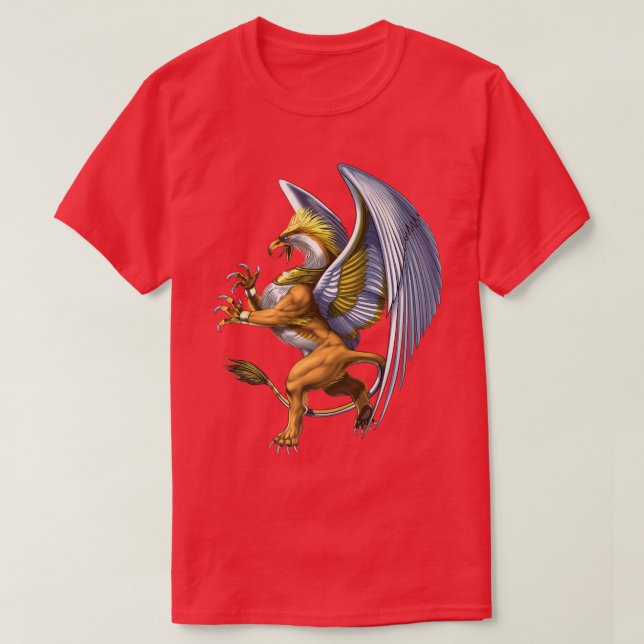 Griffin Greek Mythology Deity God Ancient Greece M T-Shirt (Design Front)