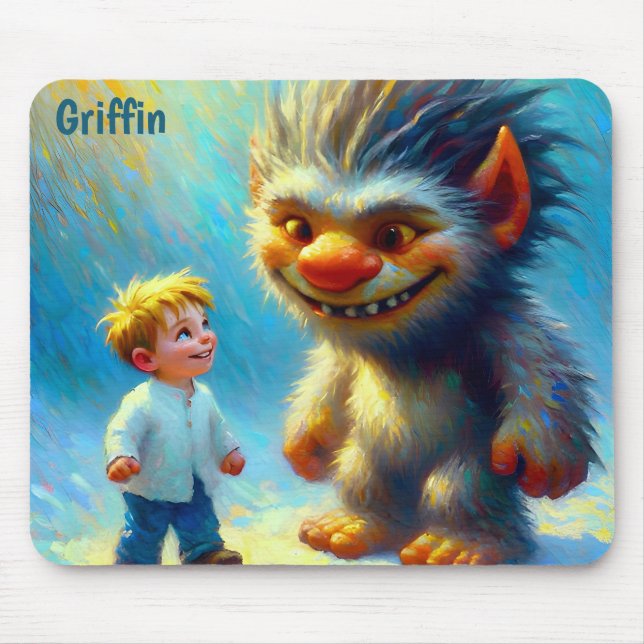 GRIFFIN ~ Halloween Monster ~  Mouse Mat (Front)
