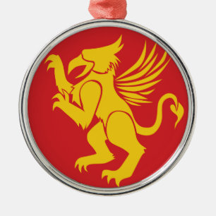 Griffin Metal Tree Decoration