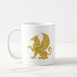 Griffin of Abdera Ancient Greek Gold Emblem Coffee Mug