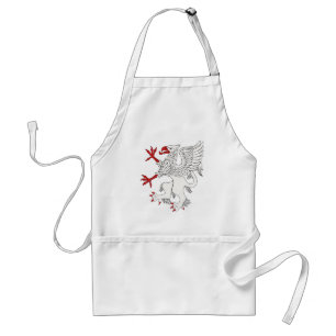 Griffin Rampant Argent Standard Apron