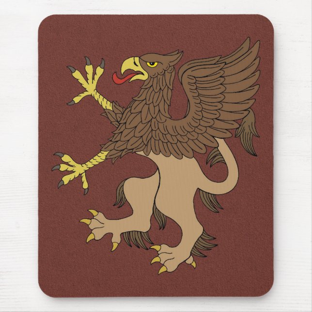 Griffin Rampant Mouse Mat (Front)