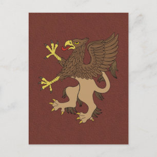 Griffin Rampant Postcard