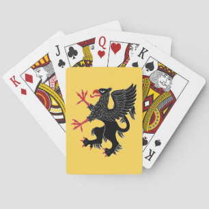 Griffin Rampant Sable Playing Cards
