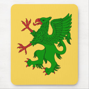 Griffin Rampant Vert Mouse Mat