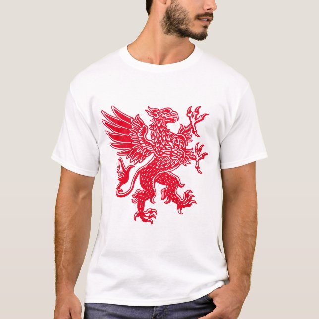 Griffin - Red T-Shirt (Front)