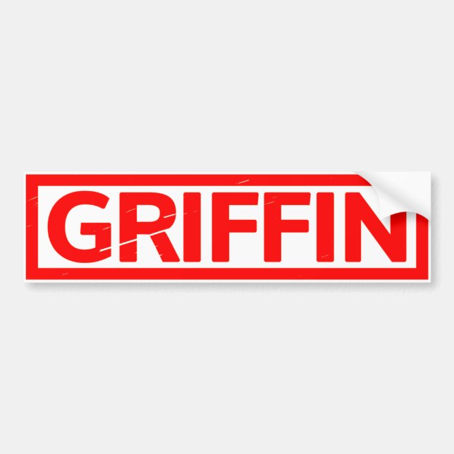Griffin Stamp Bumper Sticker (Front)