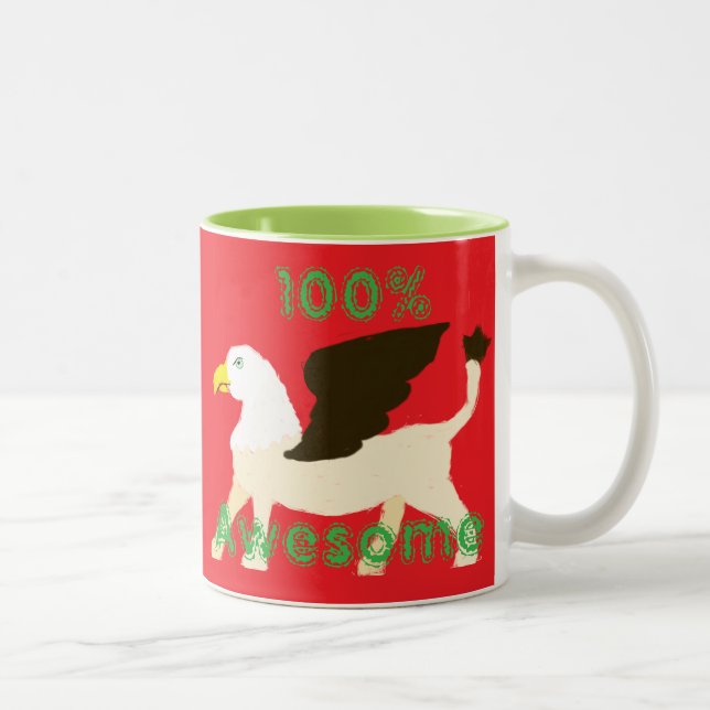 Griffin Two-Tone Coffee Mug (Right)