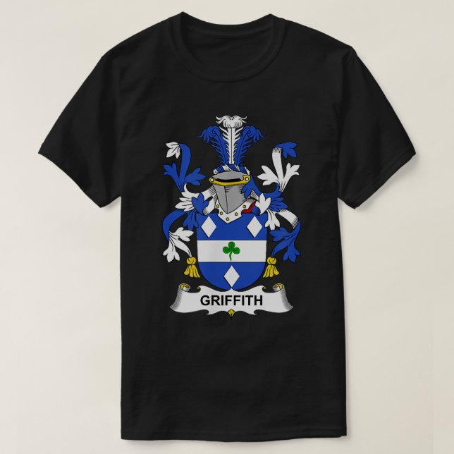 Griffith Coat of Arms  Family Crest  T-Shirt (Design Front)