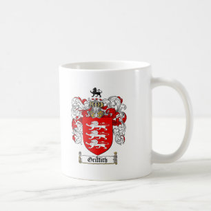 GRIFFITH FAMILY CREST - GRIFFITH COAT OF ARMS COFFEE MUG