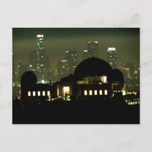 Griffith Observatory At Night Postcard