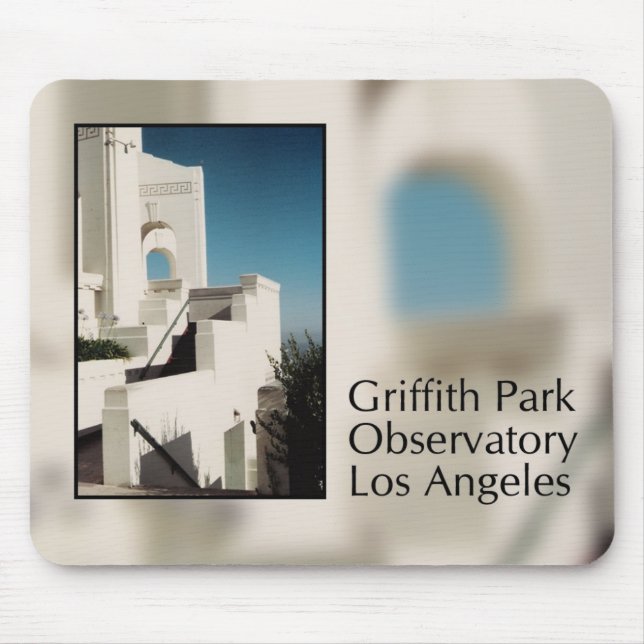 Griffith Observatory Mouse Mat (Front)