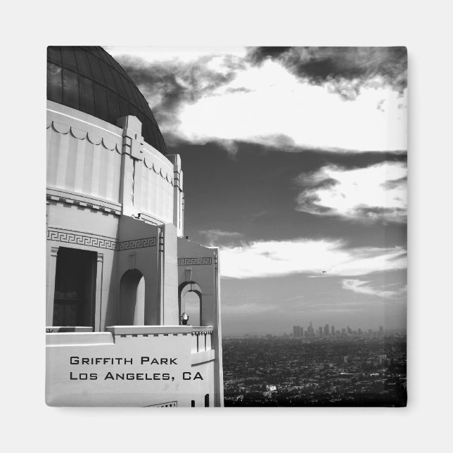Griffith Park B/W Magnet (Front)