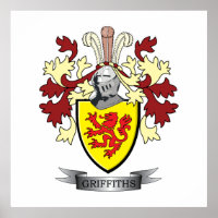Griffiths Family Crest Coat of Arms