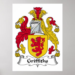 Griffiths Family Crest Poster