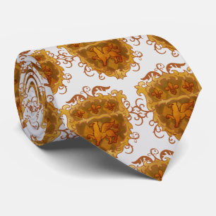 Griffon Family Crest Tie