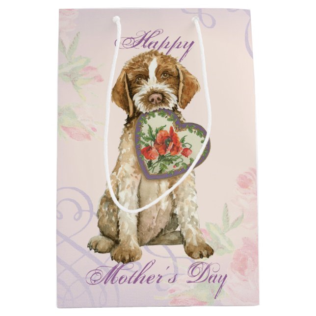 Griffon Heart Mum Medium Gift Bag (Front)