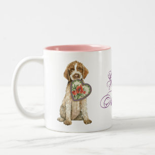 Griffon Heart Mum Two-Tone Coffee Mug