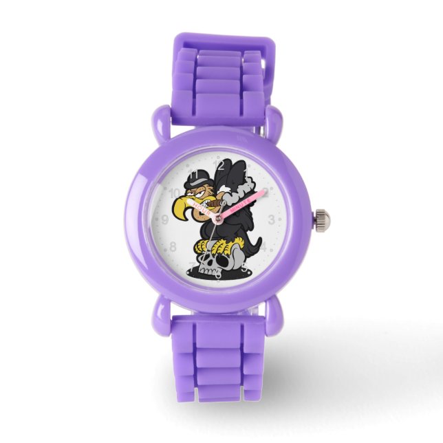 Griffon Vulture cartoon | choose background colour Watch (Front)