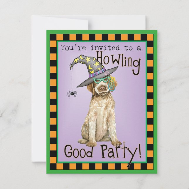 Griffon Witch Invitation (Front)