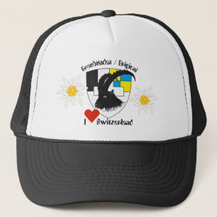 Grigioni Svizzera Mütze Trucker Hat