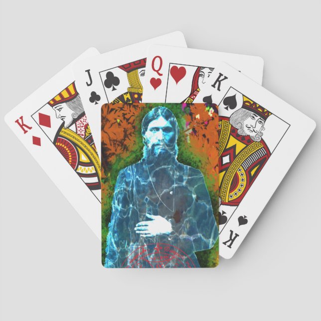 Grigori Rasputin Russian Mad Monk Mystic Playing Cards (Back)