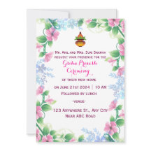 Grihapravesh Invitation