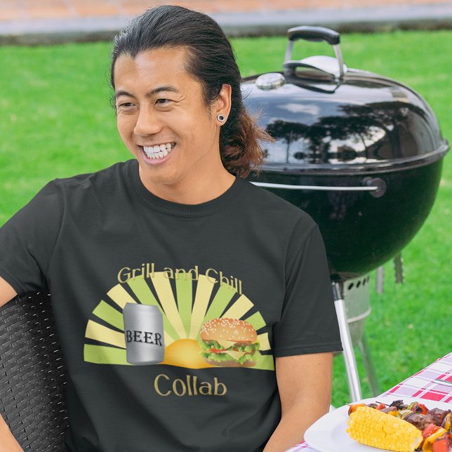 Grill and Chill Collab Tri-Blend Shirt (Creator Uploaded)