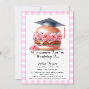 Grill and Chill Graduation Party Invitation