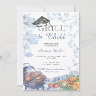 Grill and Chill Graduation Template Ideas