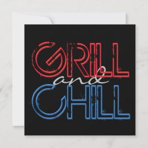 Grill and Chill Invitation