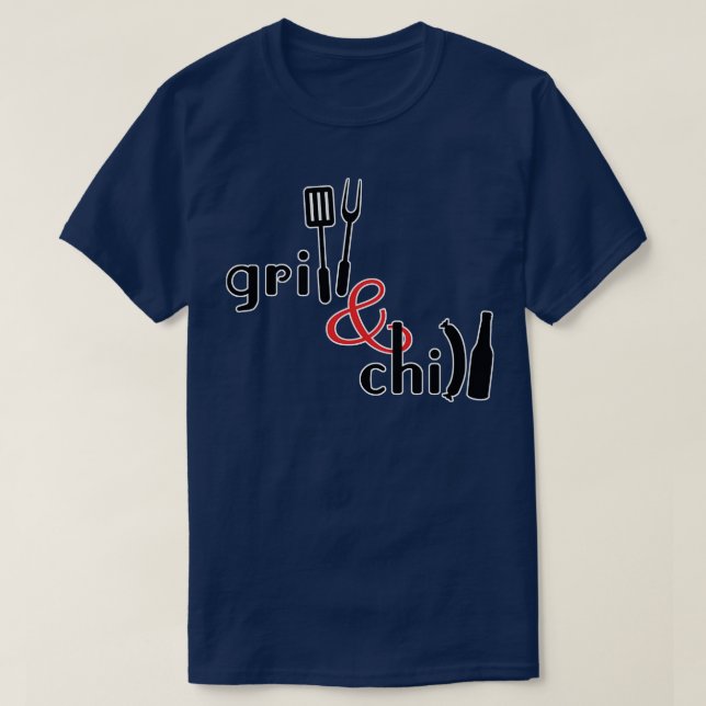 Grill and Chilli T-Shirt (Design Front)