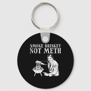 Grill Brisket Fun Bbq Barbecue Meat Grilling Maste Key Ring