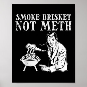 Grill Brisket Fun Bbq Barbecue Meat Grilling Maste Poster
