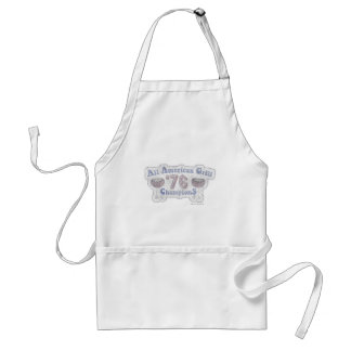 Grill Champions of 76 Retro Faded Slogan Standard Apron