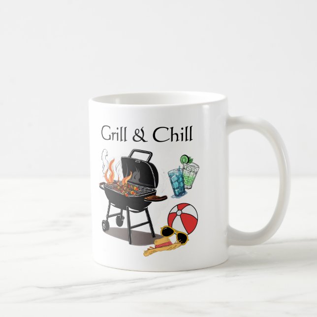 Grill & Chill Coffee Mug (Right)