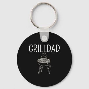 Grill Dad - Dad Of The Year Funny Bbq Expert Smoke Key Ring