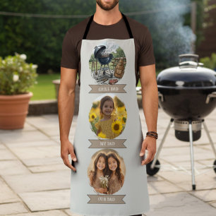 Grill Dad My Dad Our Dad Photo Apron