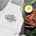 Grill Daddy Personalised Father's Day Gift Standard Apron<br><div class="desc">Grill Daddy Personalised Father's Day Gift Apron.</div>