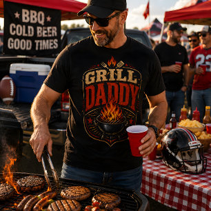 Grill Daddy Vintage BBQ Retro father's grill T-Shirt