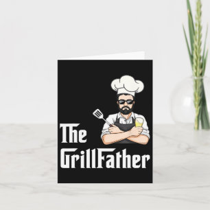 Grill Father Bbq Father's Day Barbecue Chef Funny Card