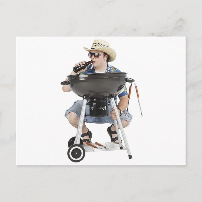 Grill Funny Postcard (Front)