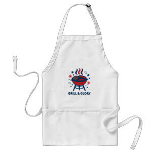 Grill & Glory 4th of July BBQ Apron – Patriotic Re