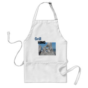 Grill King BBQ apron Dad Men's aprons Barbeque