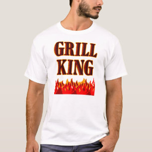 Grill King BBQ Saying T-Shirt