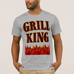 Grill King BBQ Saying Tee