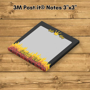 Grill King Crown Post-it Notes