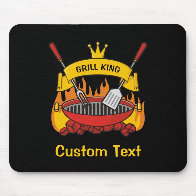 Grill King Mouse Mat (Front)