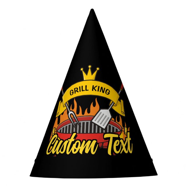 Grill King Party Hat (Front)