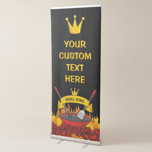 Grill King Retractable Banner